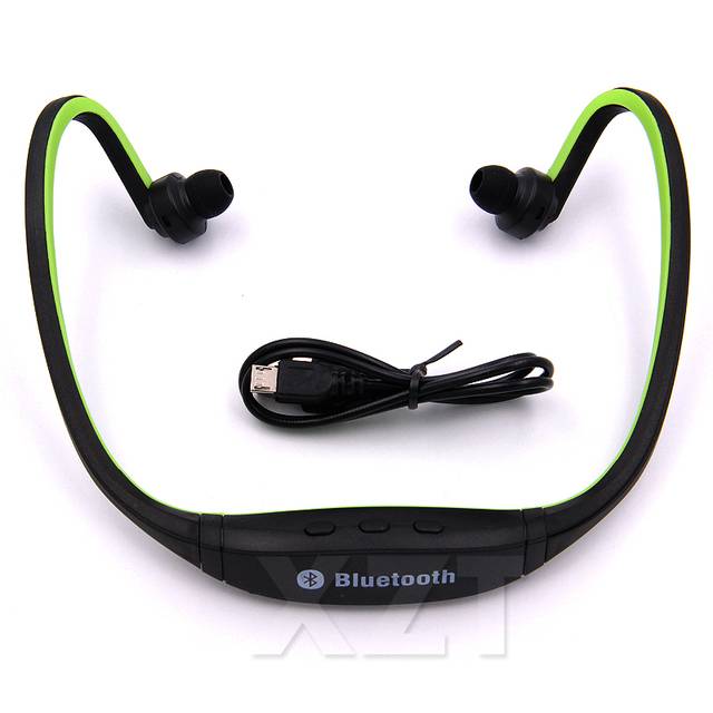 Bezdrátová sportovní sluchátka - Zelená