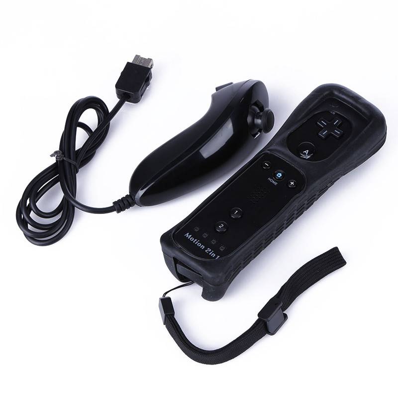 Wii ovladač + Wii nunchack - Černá
