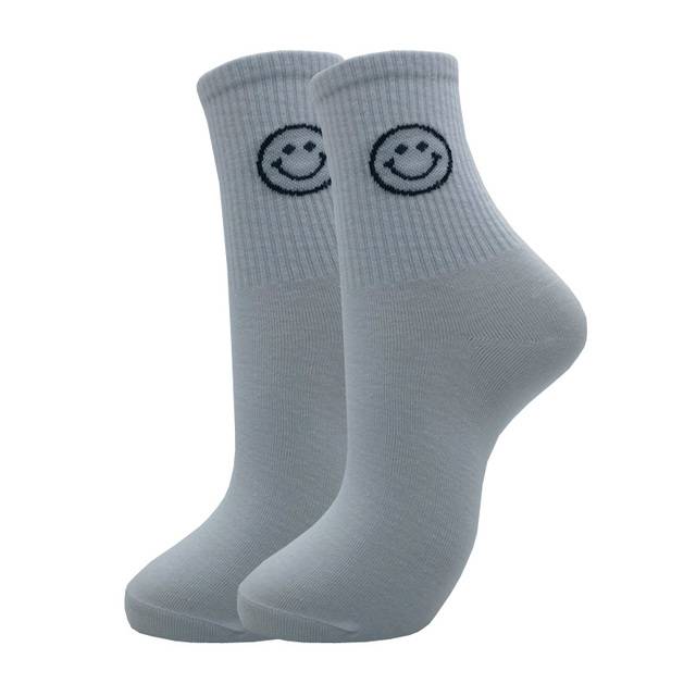 Vtipné a veselé ponožky velký smajlík - pár, 35-41 - 10