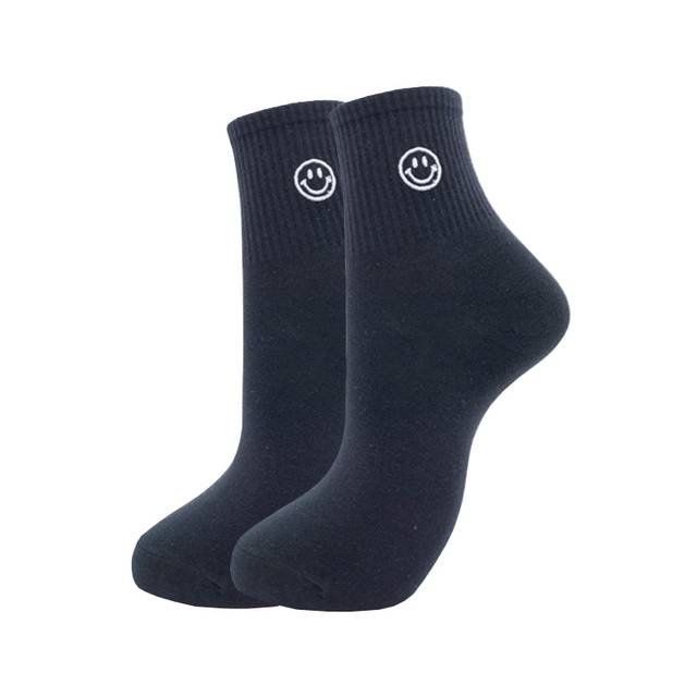 Vtipné a veselé ponožky velký smajlík - pár, 35-41 - 2