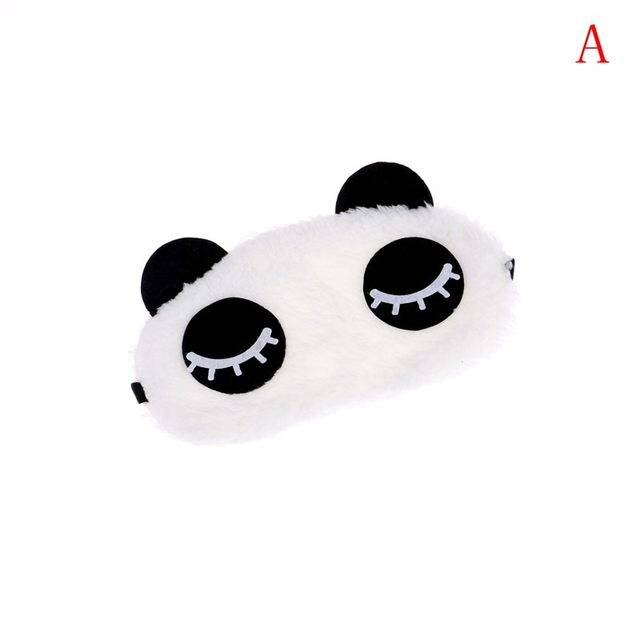 Maska na spaní | škraboška, panda - A