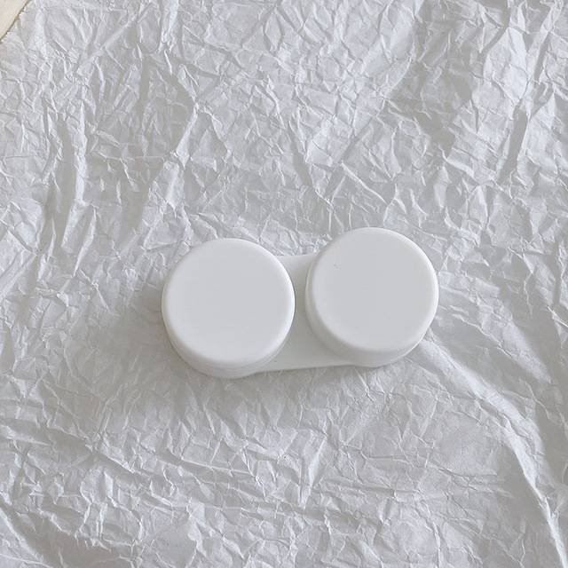 Cestovní box pro kontaktní čočky - Bílý