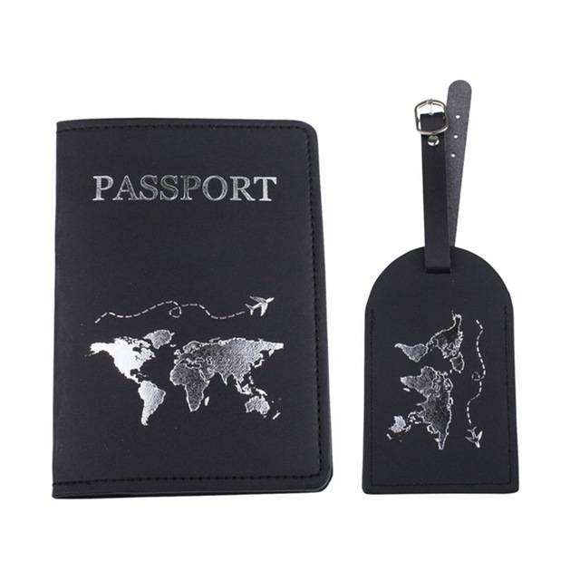 Pouzdro na cestovní pas s visačkou - černá 3