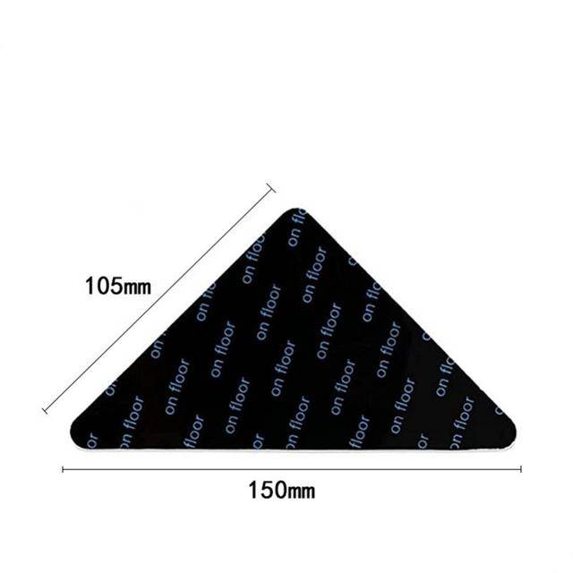 Protiskluzové podložky | podložky pod koberec, 8 ks - trojúhelník