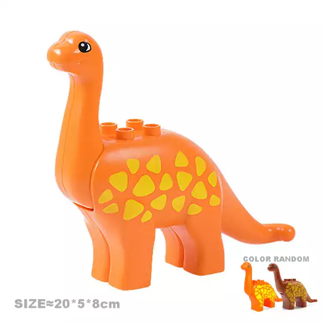 Kreativní dinosauří figurky ke stavebnici | Styl Lego - Velký Brontosaurus