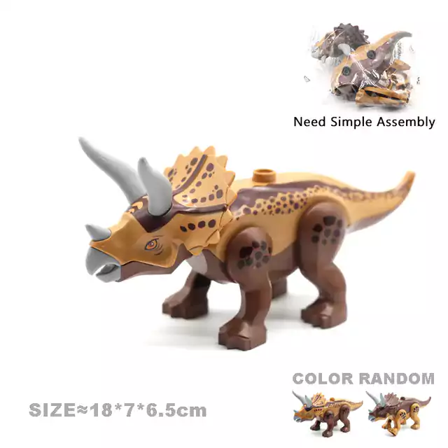 Kreativní dinosauří figurky ke stavebnici | Styl Lego - Tyrannosaurus rex