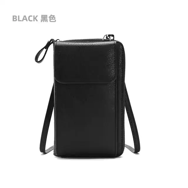 Elegantní minimalistická dámská kabelka - Černá