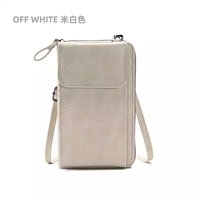 Elegantní minimalistická dámská kabelka - OFF Bílá
