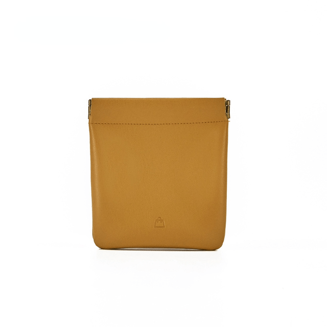 Elegantní peněženka z umělé kůže - Žlutá
