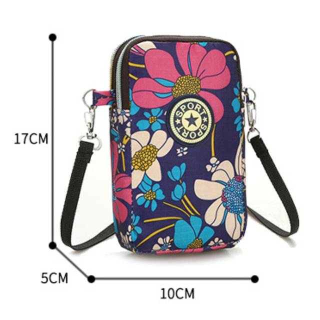 Mini kabelka přes rameno - Květ