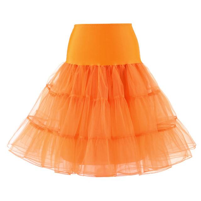 Spodnička | tylová spodnička, k tutu sukni - oranžový, XL