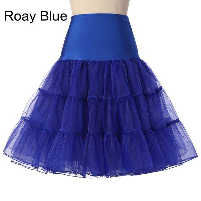 Spodnička | tylová spodnička, k tutu sukni - Královská modrá, L