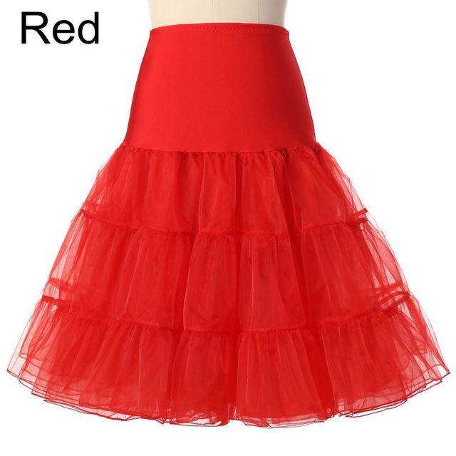 Spodnička | tylová spodnička, k tutu sukni - Červené, L