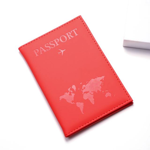 Hezký obal na cestovní pas - Červené