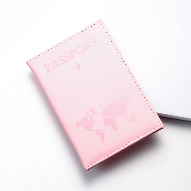 Hezký obal na cestovní pas - růžový