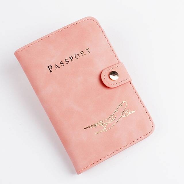 Vodotěsný obal na cestovní pas - růžový