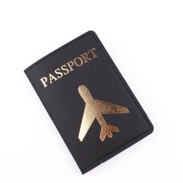 Cestovní pouzdro na pas - Černá