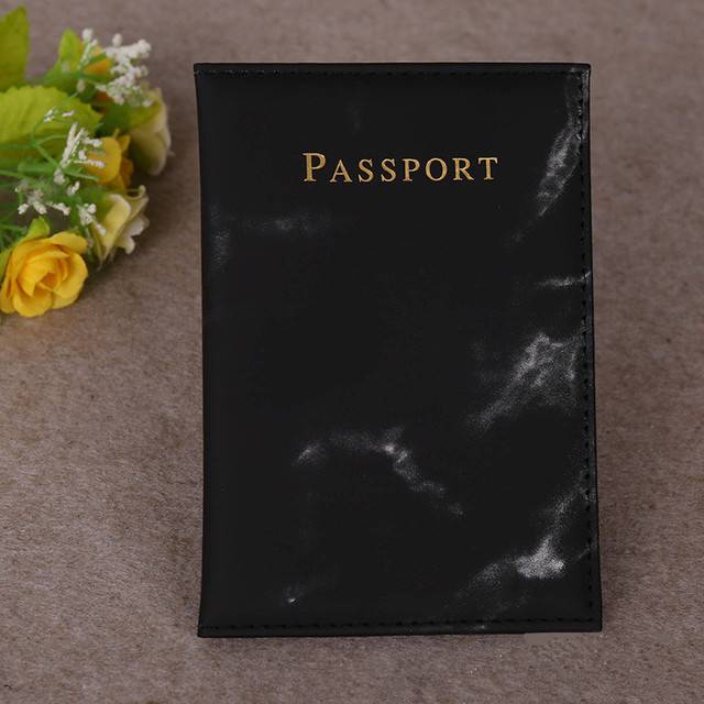 Luxusní pouzdro na cestovní pas - černá 4