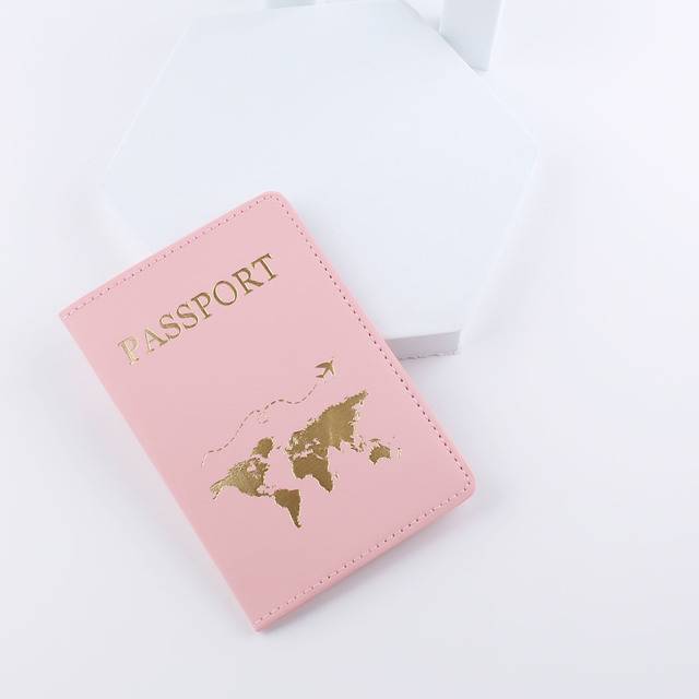 Luxusní pouzdro na cestovní pas - Růžová 2