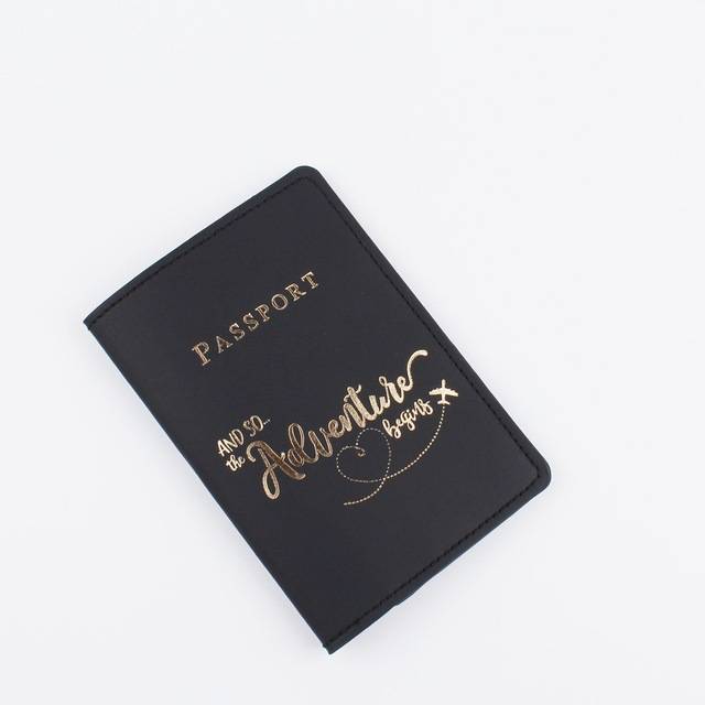 Luxusní pouzdro na cestovní pas - černá 1
