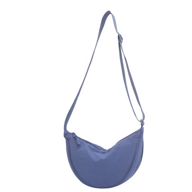 Nylonová dámská kabelka přes rameno - klasická modrá
