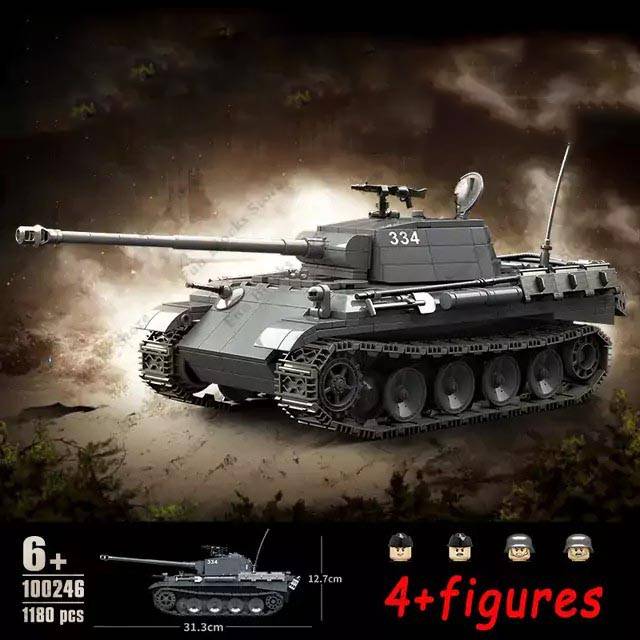 Stavebnice střední německý tank Panther | Styl Lego