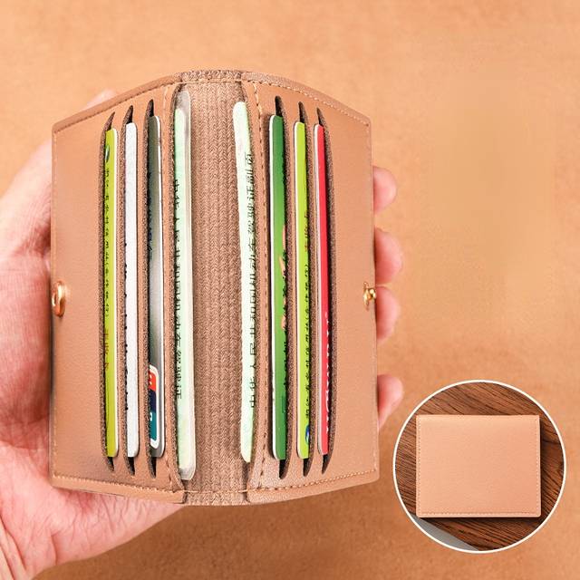 Pánská mini peněženka z umělé kůže - růžový