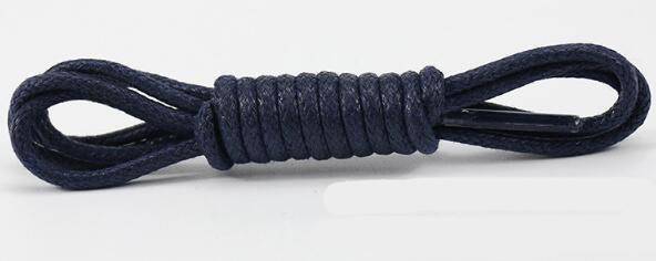 Kvalitní kulaté tkaničky - modrý, 120 cm