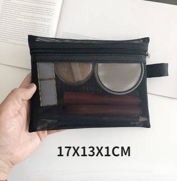 Průhledná cestovní kosmetická taška - M