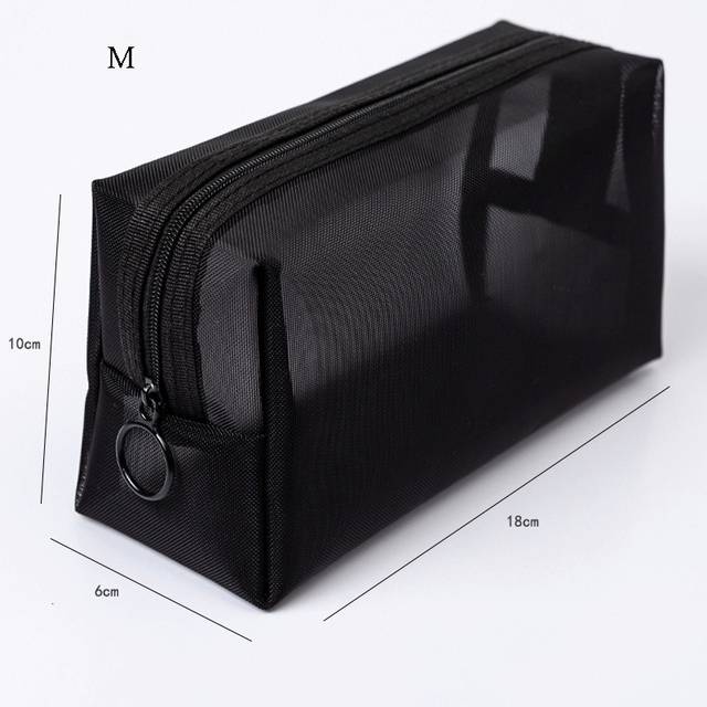 Průhledná cestovní kosmetická taška - M-691