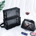 Cestovní kosmetická taška s průhledným designem