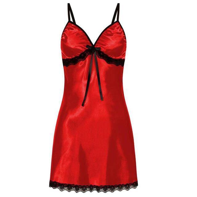 Erotické prádlo | romantická noční košilka - Červené, XXL