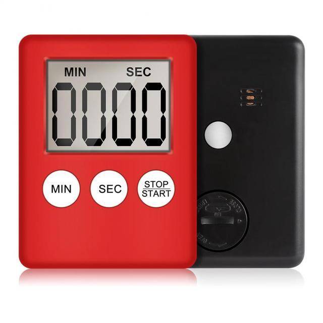 Magnetická minutka do kuchyně | kuchyňský časovač - Červená