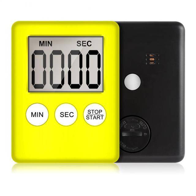 Magnetická minutka do kuchyně | kuchyňský časovač - Žlutá