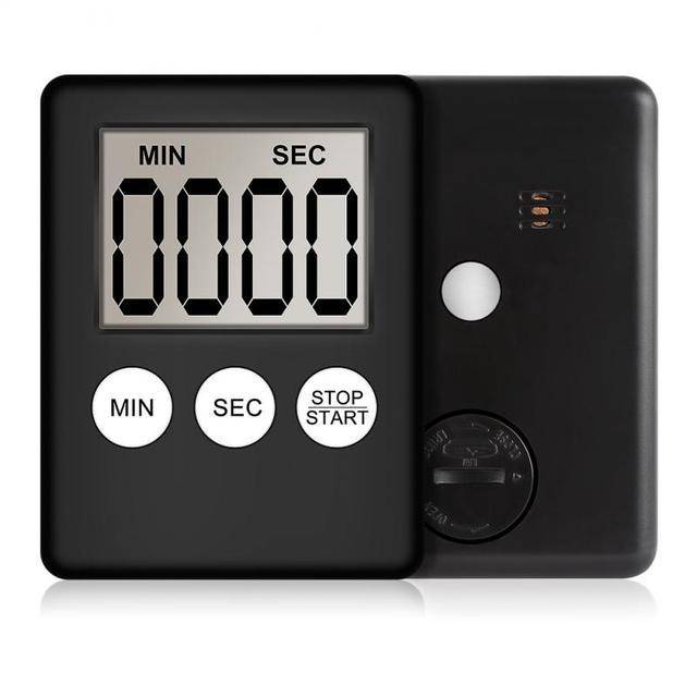 Magnetická minutka do kuchyně | kuchyňský časovač - Černá