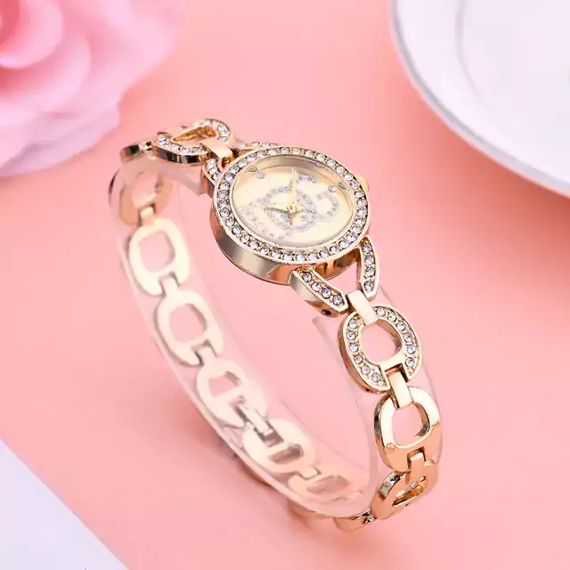 Luxusní dámské hodinky - Zlato