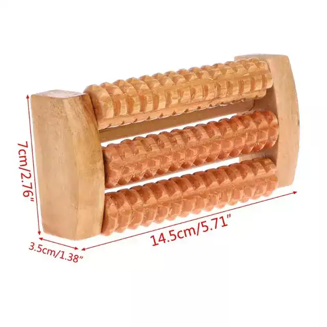 Masážní váleček na nohy | dřevěný masážní roller - jak je zobrazeno-350850