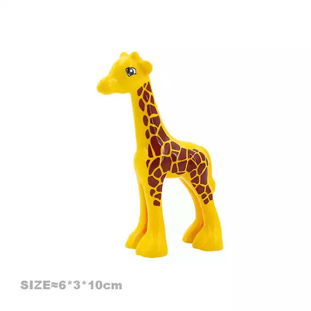 Stavební kostky s motivem zvířat | Styl Lego - Mládě žirafy