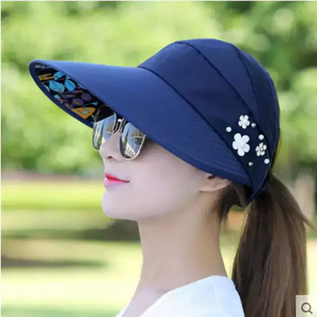 Velký dámský letní klobouk - Námořnická modrá