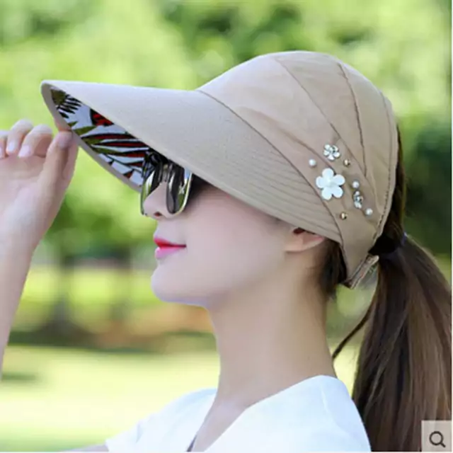 Velký dámský letní klobouk - Khaki