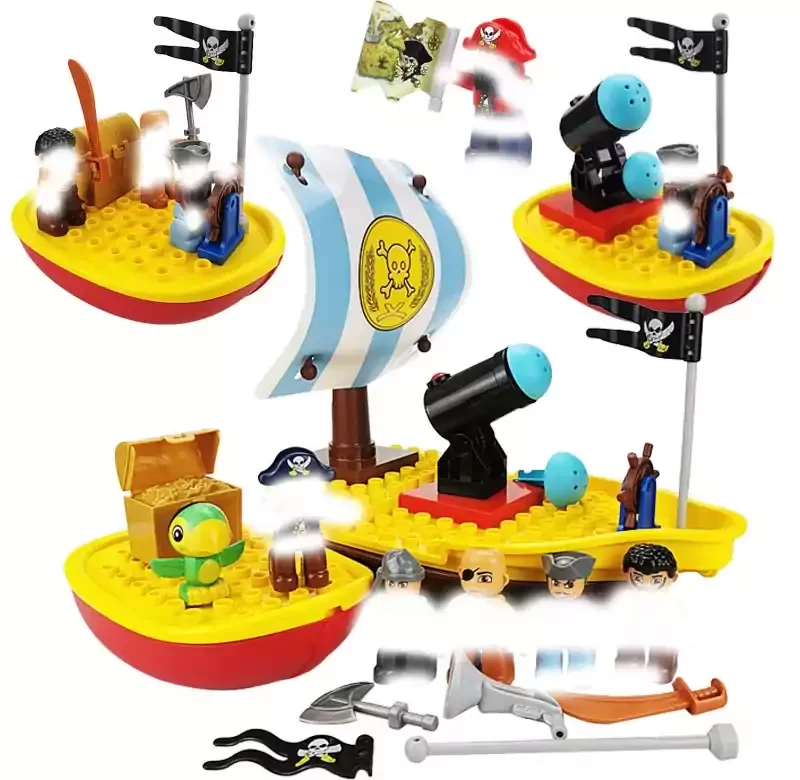 Stavebnice pirátské lodi | Styl Lego