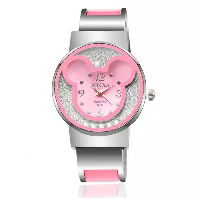 Dětské Mickey Mouse hodinky - růžový