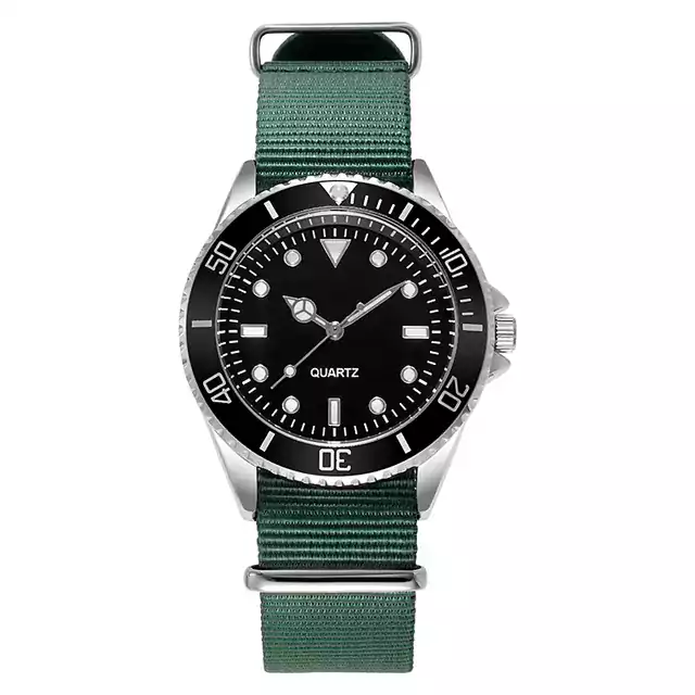 Potápěčské stylové hodinky - Zelená