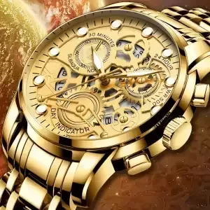 Luxusní pánské hodinky s nerezovým páskem