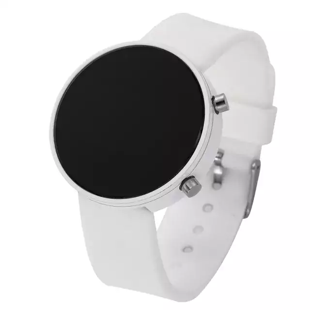Módní sportovní vodotěsné hodinky - Bílý