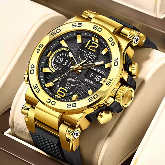Luxusní sportovní hodinky - Zlato