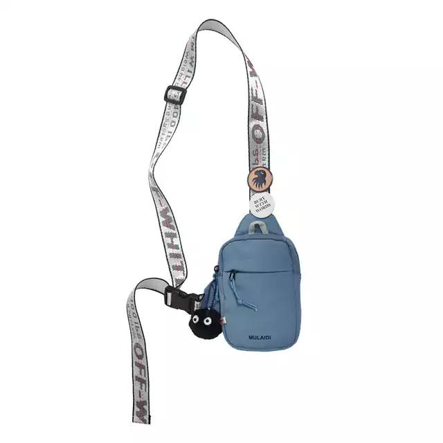 Mini unisex taška přes rameno - modrý