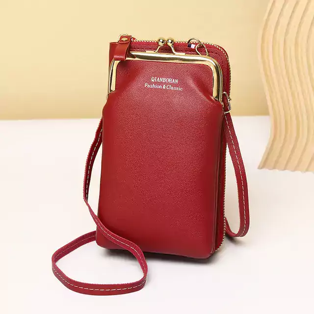 Malá stylová dámská kabelka - Červené