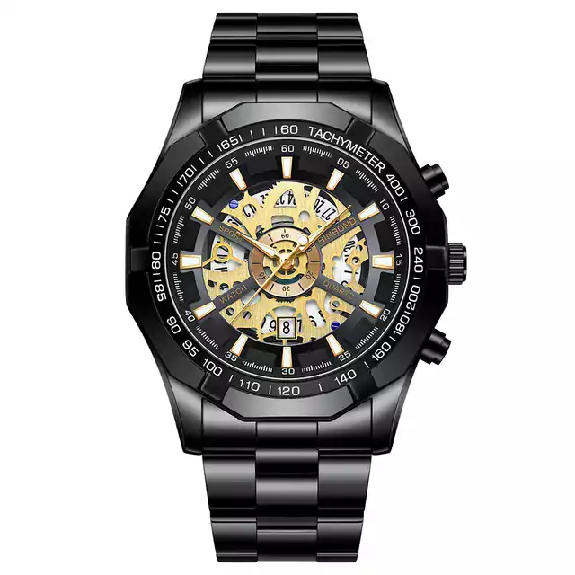 Luxusní vojenské hodinky - Černé zlato