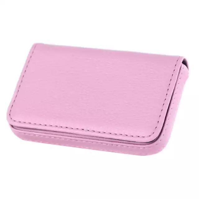 Velkokapacitní peněženka z umělé kůže - růžový